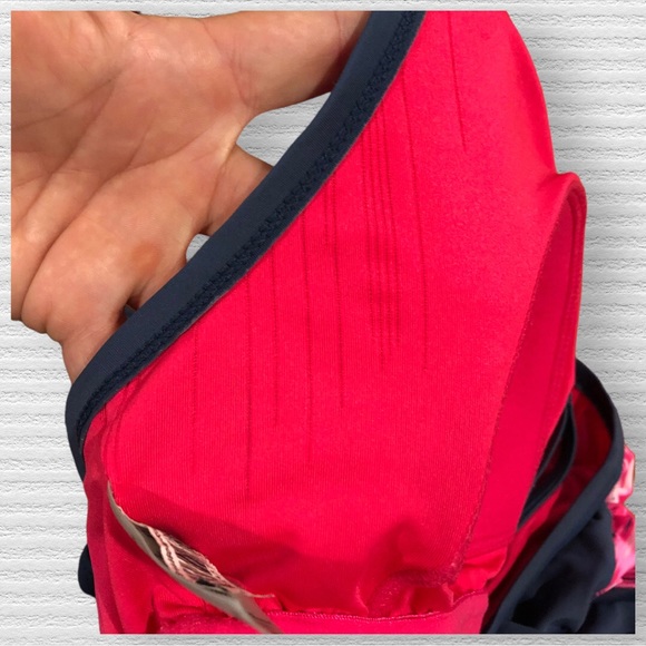 Free Country Ruched-Side UPF 50 Halter Tankini Top - Picture 8 of 8